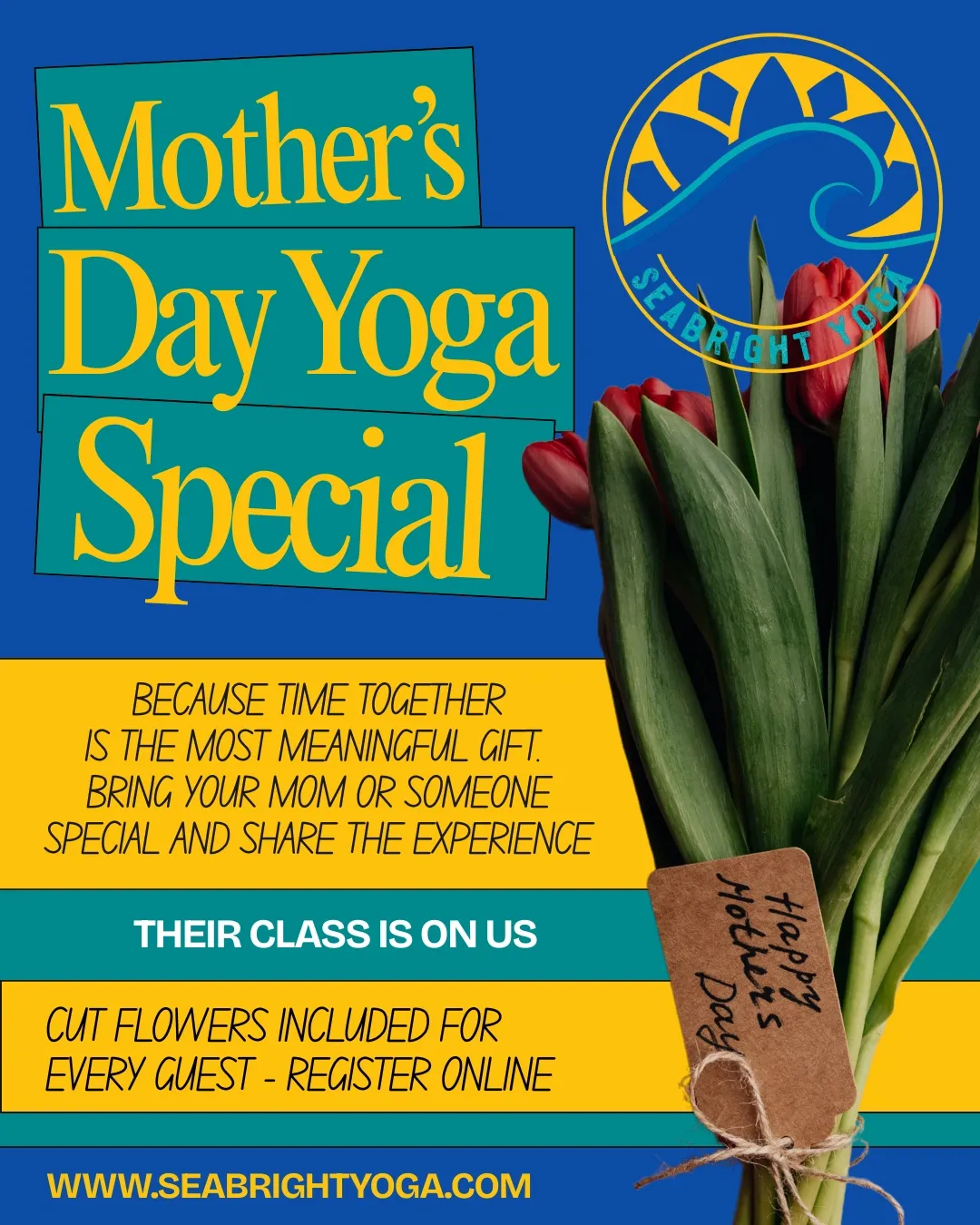 Mother's Day Yoga Special promotional poster.